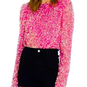 ISO: Endless Rose Sequin Top